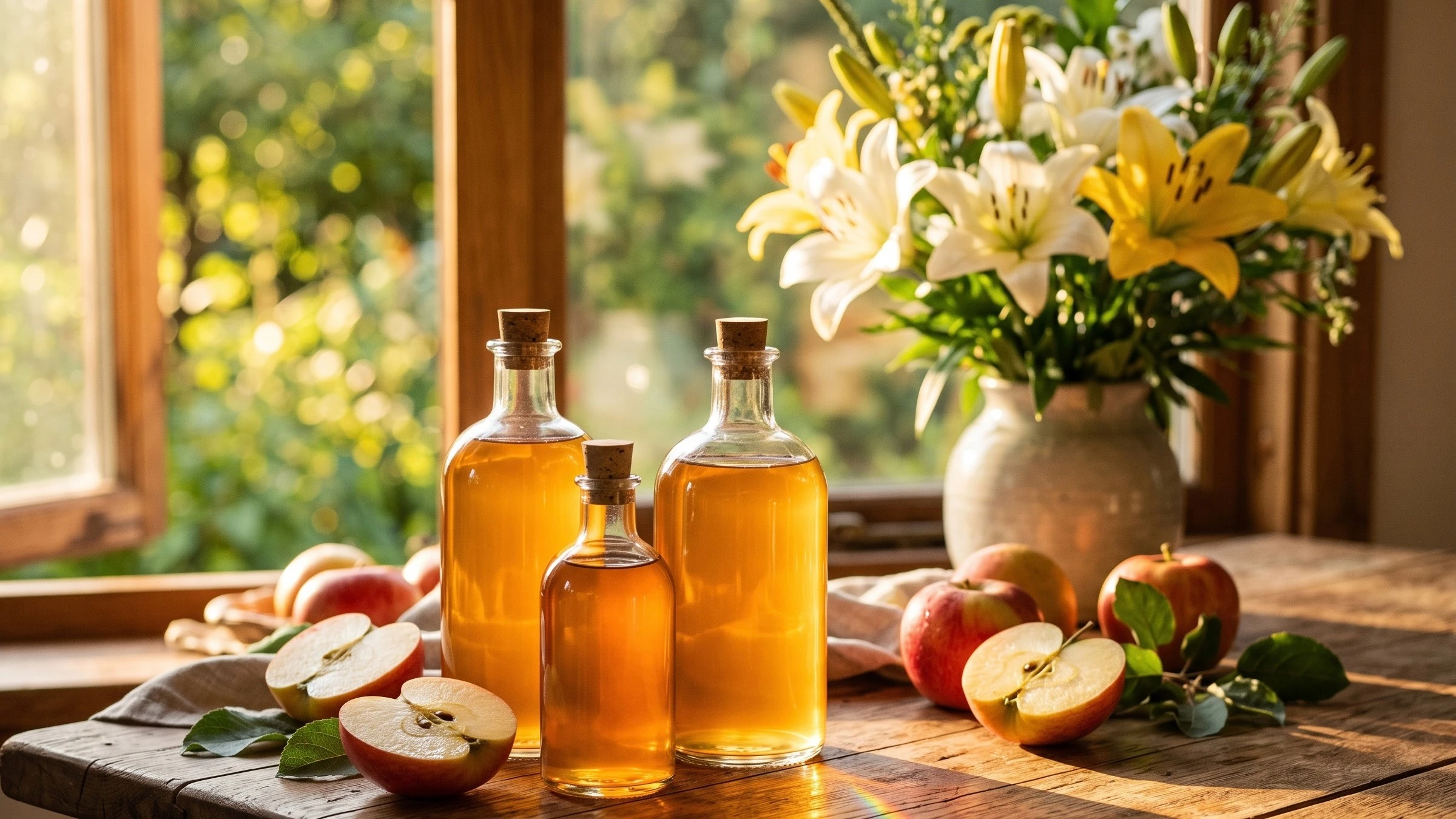 Apple cider vinegar, ... not only for models