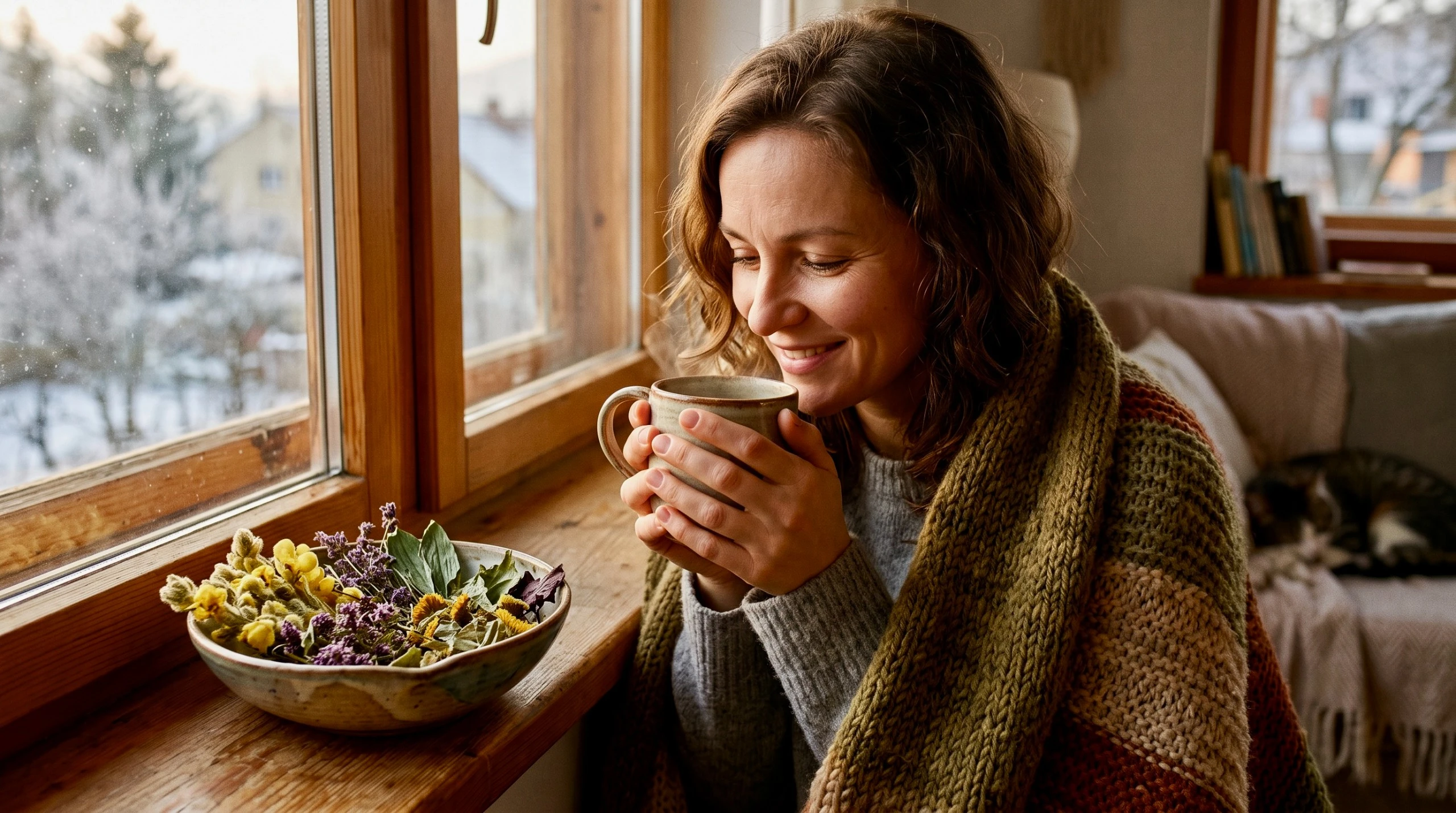 A nagging cough and blocked sinuses? Make yourself a natural remedy without any chemicals